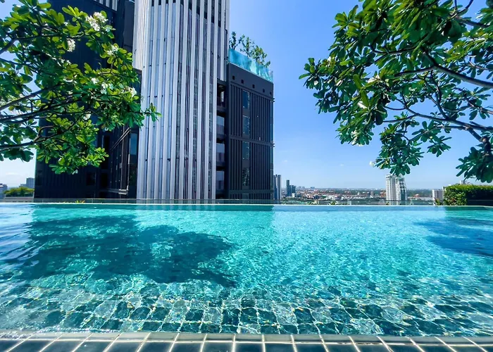 Hébergement de vacances Walk To Bts Ekkamai L Urban Sukhumvit Living L Fast Wifi